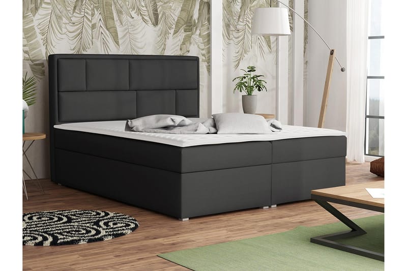 Kontinentalsäng Ramby 180x215 cm - Svart - Möbler - Säng - Kontinentalsäng