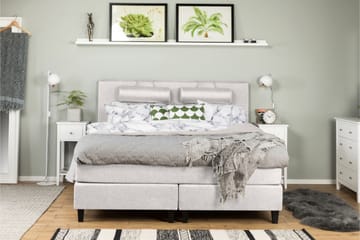 Kontinentalsäng Relax Lyx 160x200 Fast/Medium Latex - Beige - Möbler - Säng - Kontinentalsäng