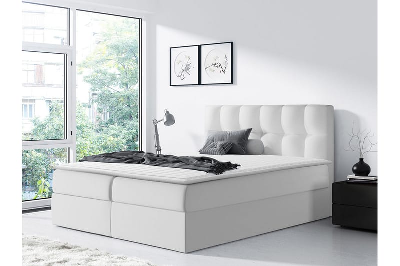 Kontinentalsäng Rico 180x208 cm - Vit - Möbler - Säng - Kontinentalsäng