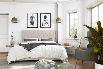 Kontinentalsäng Roma Lyx 120x200 - Beige - Möbler - Säng - Kontinentalsäng