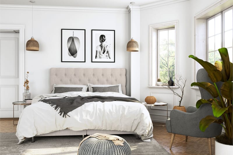 Kontinentalsäng Roma Lyx 120x200 - Beige - Möbler - Säng - Kontinentalsäng