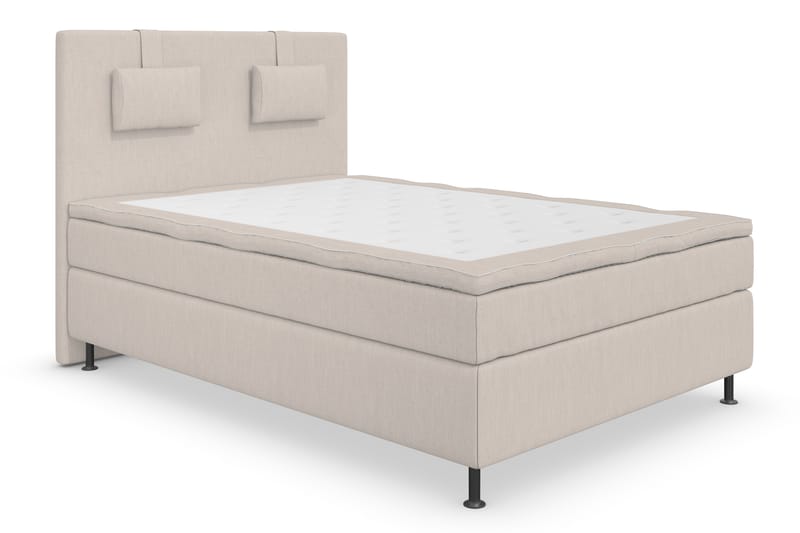 Kontinentalsäng Roma Lyx 140 Beige/Silver Ben - 140x200 cm - Möbler - Säng - Kontinentalsäng
