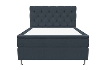 Kontinentalsäng Roma Lyx 140 Mörkblå/Silver Ben - 140x200 cm - Möbler - Säng - Kontinentalsäng