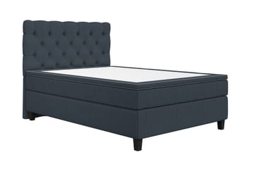 Kontinentalsäng Roma Lyx 140 Mörkblå/Svarta Ben - 140x200 cm - Möbler - Säng - Kontinentalsäng