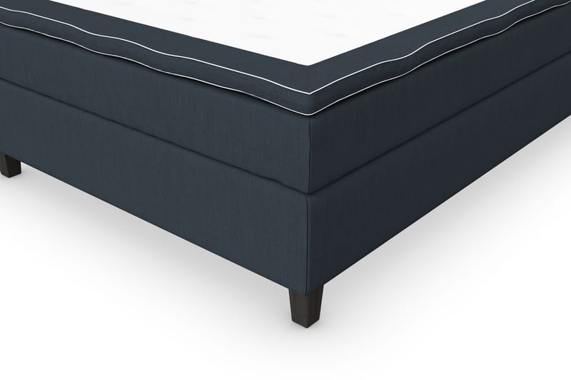 Kontinentalsäng Roma Lyx 140 Mörkblå/Svarta Ben - 140x200 cm - Möbler - Säng - Kontinentalsäng