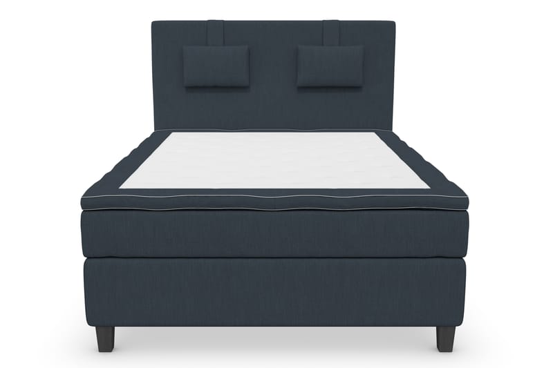 Kontinentalsäng Roma Lyx 140 Mörkblå/Svarta Ben - 140x200 cm - Möbler - Säng - Kontinentalsäng