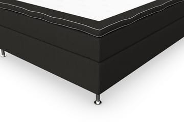 Kontinentalsäng Roma Lyx 140 Svart/Silver Ben - 140x200 cm - Möbler - Säng - Kontinentalsäng