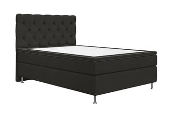 Kontinentalsäng Roma Lyx 140 Svart/Silver Ben - 140x200 cm - Möbler - Säng - Kontinentalsäng