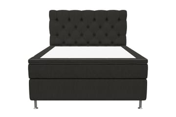 Kontinentalsäng Roma Lyx 140 Svart/Silver Ben - 140x200 cm - Möbler - Säng - Kontinentalsäng