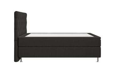 Kontinentalsäng Roma Lyx 140 Svart/Silver Ben - 140x200 cm - Möbler - Säng - Kontinentalsäng