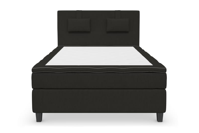 Kontinentalsäng Roma Lyx 140 Svart/Svarta Ben - 140x200 cm - Möbler - Säng - Kontinentalsäng