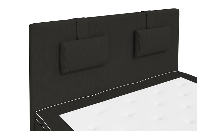 Kontinentalsäng Roma Lyx 140 Svart/Svarta Ben - 140x200 cm - Möbler - Säng - Kontinentalsäng