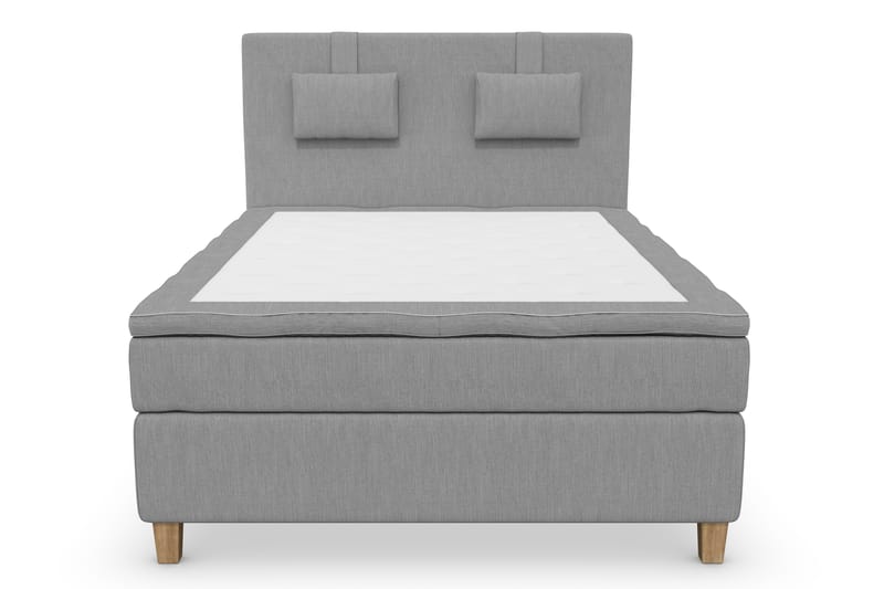 Kontinentalsäng Roma Lyx 140x200 - Ljusgrå - Möbler - Säng - Kontinentalsäng