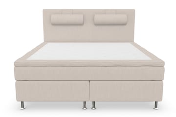 Kontinentalsäng Roma Lyx 160 Beige/Silver Ben - 160x200 cm - Möbler - Säng - Kontinentalsäng