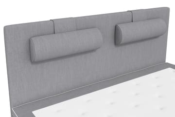 Kontinentalsäng Roma Lyx 160 Ljusgrå/Silver Ben - 160x200 cm - Möbler - Säng - Kontinentalsäng