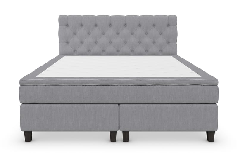 Kontinentalsäng Roma Lyx 160x200 - Ljusgrå - Möbler - Säng - Kontinentalsäng