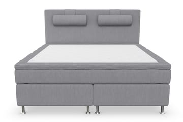 Kontinentalsäng Roma Lyx 180 Ljusgrå/Silver Ben - 180x200 cm - Möbler - Säng - Kontinentalsäng