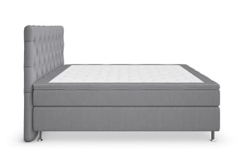 Kontinentalsäng Roma Lyx 180 Ljusgrå/Silver Ben - 180x200 cm - Möbler - Säng - Kontinentalsäng