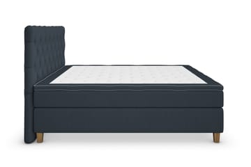 Kontinentalsäng Roma Lyx 180 Mörkblå/Ekben - 180x200 cm - Möbler - Säng - Kontinentalsäng
