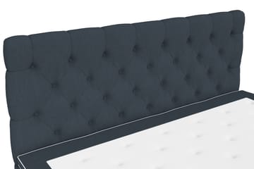 Kontinentalsäng Roma Lyx 180 Mörkblå/Svarta Ben - 180x200 cm - Möbler - Säng - Kontinentalsäng
