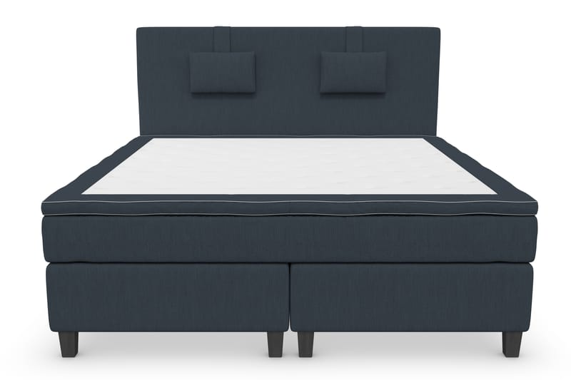 Kontinentalsäng Roma Lyx 180 Mörkblå/Svarta Ben - 180x200 cm - Möbler - Säng - Kontinentalsäng