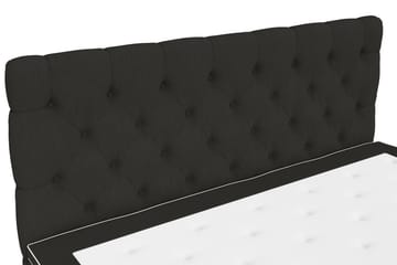 Kontinentalsäng Roma Lyx 180 Svart/Ekben - 180x200 cm - Möbler - Säng - Kontinentalsäng