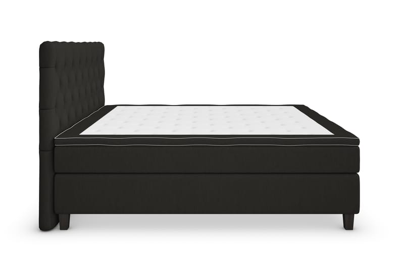 Kontinentalsäng Roma Lyx 180 Svart/Svarta Ben - 180x200 cm - Möbler - Säng - Kontinentalsäng