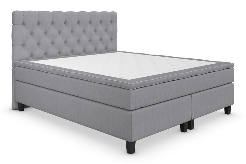 Kontinentalsäng Roma Lyx 180x200 - Ljusgrå - Möbler - Säng - Kontinentalsäng