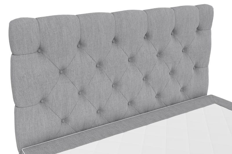 Kontinentalsäng Romance Lyx 120x210 - Ljusgrå - Möbler - Säng - Kontinentalsäng