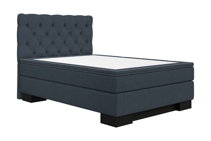 Kontinentalsäng Romance Lyx 140x210 - Mörkblå - Möbler - Säng - Kontinentalsäng