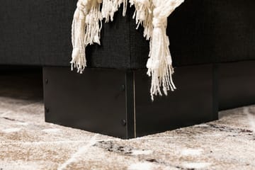 Kontinentalsäng Romance Lyx 140x210 - Svart - Möbler - Säng - Kontinentalsäng