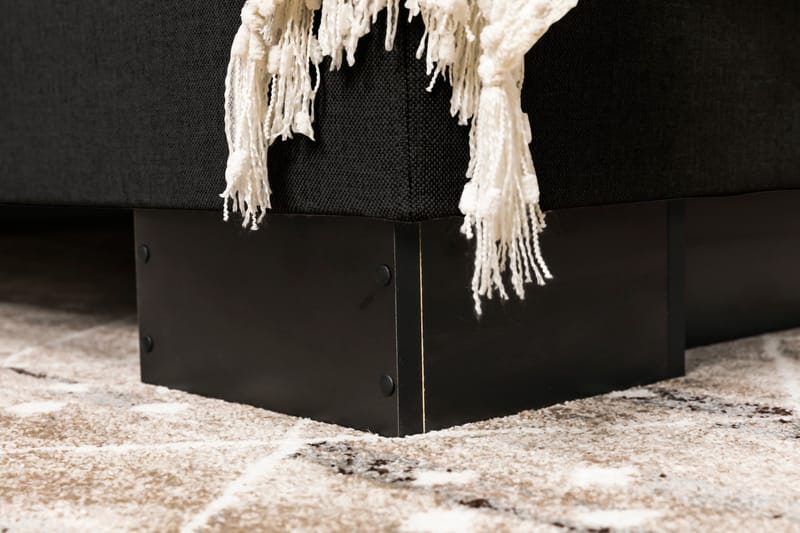 Kontinentalsäng Romance Lyx 140x210 - Svart - Möbler - Säng - Kontinentalsäng