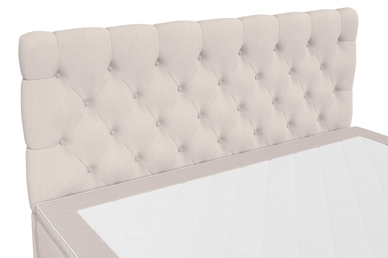 Kontinentalsäng Romance Lyx 160x200 Beige - Beige - Kontinentalsäng - Dubbelsäng