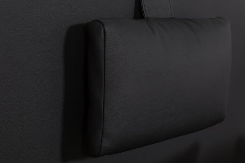 Kontinentalsäng Romance Lyx 160x200 Konstläder - Svart - Möbler - Säng - Kontinentalsäng