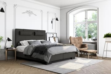 Kontinentalsäng Romance Lyx 160x210 - Svart - Möbler - Säng - Kontinentalsäng