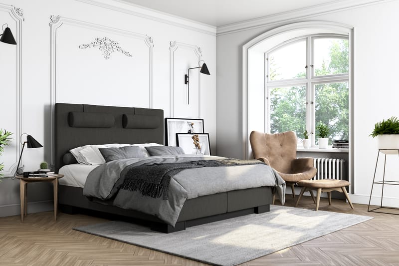 Kontinentalsäng Romance Lyx 160x210 - Svart - Möbler - Säng - Kontinentalsäng