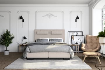 Kontinentalsäng Romance Lyx 180x200 Beige - Beige - Möbler - Säng - Kontinentalsäng