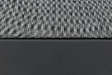 Kontinentalsäng Romance Lyx 180x200 Konstläder/Tyg - Svart|Ljusgrå - Möbler - Säng - Kontinentalsäng