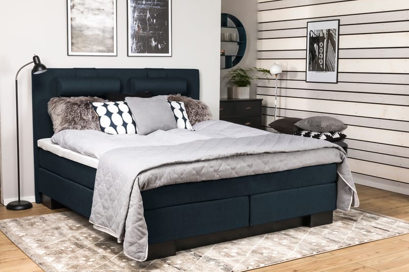 Kontinentalsäng Romance Lyx 180x210 - Blå - Möbler - Säng - Kontinentalsäng