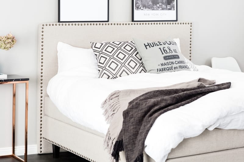 Kontinentalsäng Rosalie 160x200 - Beige - Möbler - Säng - Kontinentalsäng