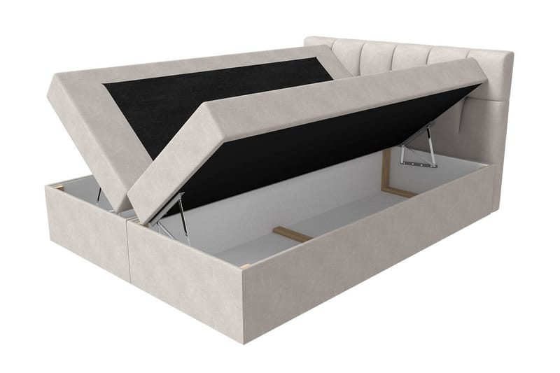 Kontinentalsäng Sandom 120x200 - Grå - Möbler - Säng - Kontinentalsäng
