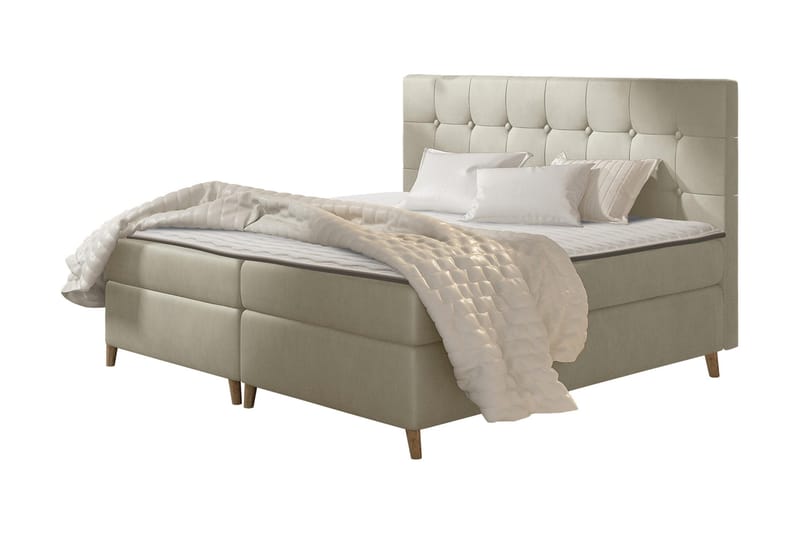 Kontinentalsäng Taiwan 200x200 cm - Beige - Möbler - Säng - Kontinentalsäng