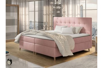 Kontinentalsäng Taiwan 200x200 cm - Rosa - Möbler - Säng - Kontinentalsäng
