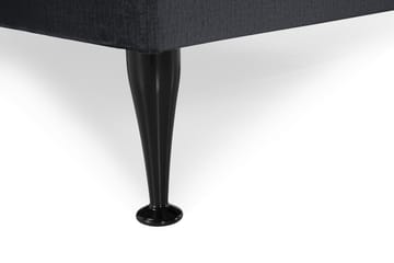Kontinentalsäng Torsö 160x200 Sammet - Svart - Möbler - Säng - Kontinentalsäng