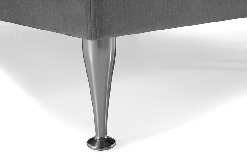 Kontinentalsäng Torsö 180x200 Sammet - Ljusgrå - Möbler - Säng - Kontinentalsäng
