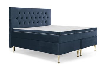 Kontinentalsäng Torsö 180x200 Sammet - Mörkblå - Möbler - Säng - Kontinentalsäng