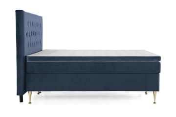 Kontinentalsäng Torsö 180x200 Sammet - Mörkblå - Möbler - Säng - Kontinentalsäng