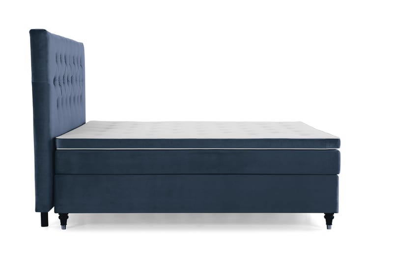 Kontinentalsäng Torsö 180x200 Sammet - Mörkblå - Möbler - Säng - Kontinentalsäng