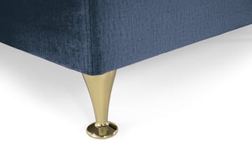 Kontinentalsäng Torsö 180x200 Sammet - Mörkblå - Möbler - Säng - Kontinentalsäng