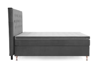Kontinentalsäng Torsö 180x200 Sammet - Mörkgrå - Möbler - Säng - Kontinentalsäng
